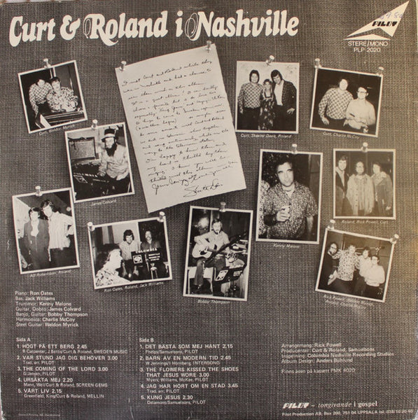 Curt & Roland : I Nashville (LP, Album)