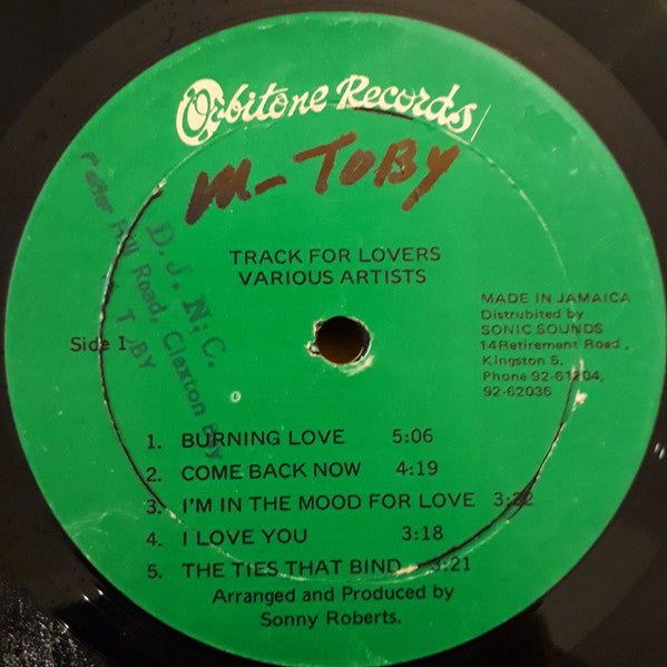 Various : Tracks For Lovers (LP, Comp)