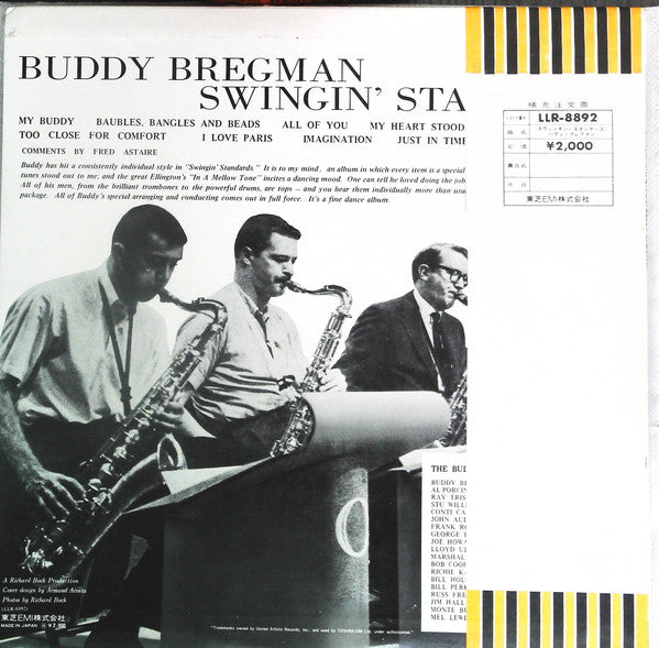 Buddy Bregman And His Dance Band* : Swingin' Standards (LP, Album, Promo)