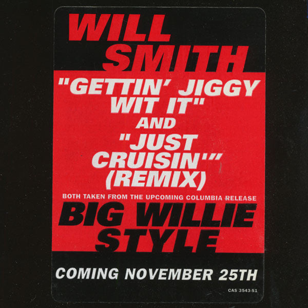 Will Smith : Gettin' Jiggy Wit It / Just Cruisin' (12", Promo)