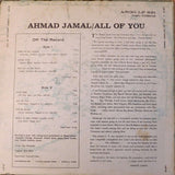 Ahmad Jamal : All Of You (LP, Album, Mono)