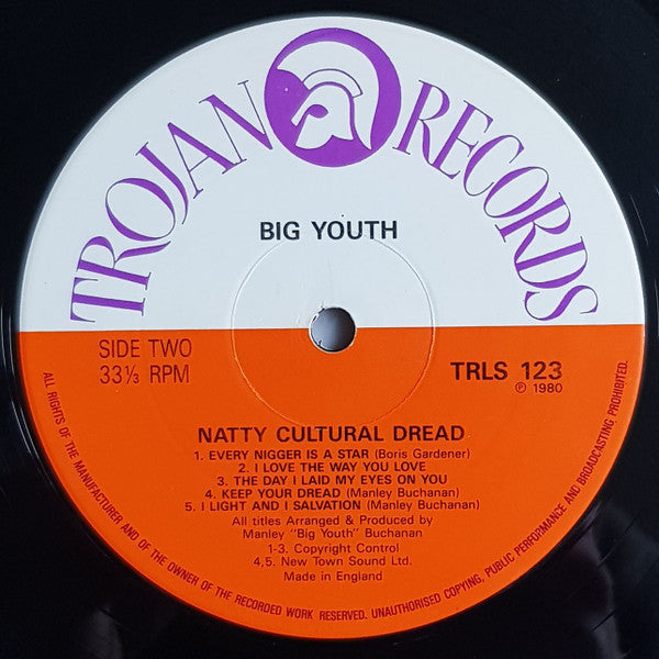 Big Youth : Natty Cultural Dread (LP, Album, RE)