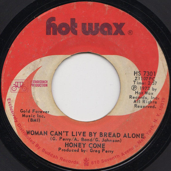 Honey Cone : If I Can't Fly / Woman Can't Live By Bread Alone (7", Single)