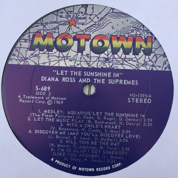 Diana Ross & The Supremes* : Let The Sunshine In (LP, Album)