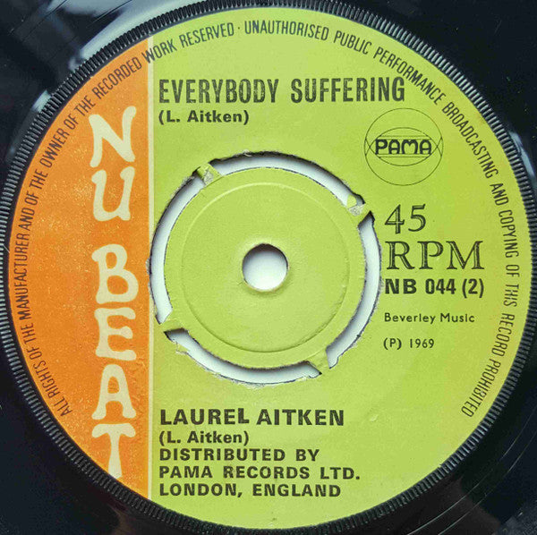 Laurel Aitken : Landlords & Tenants / Everybody Suffering (7")