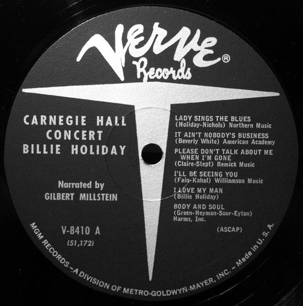 Billie Holiday : The Essential Billie Holiday - Carnegie Hall Concert Recorded Live (LP, Album, RE, RM, Gat)