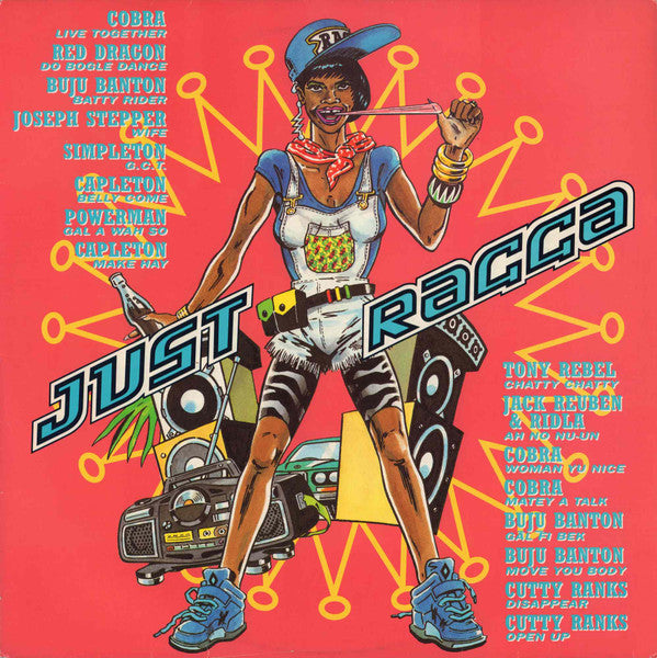 Various : Just Ragga 1 (LP, Comp, Whi)