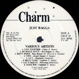 Various : Just Ragga 1 (LP, Comp, Whi)