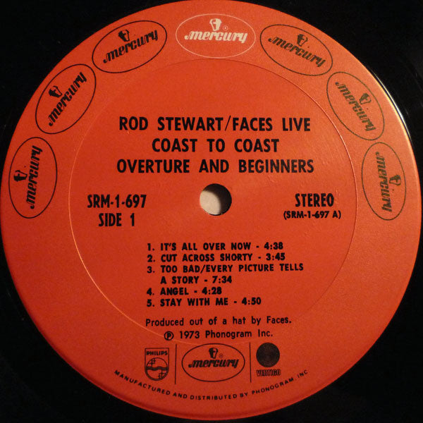 Rod Stewart / Faces (3) : Coast To Coast Overture And Beginners (LP, Album, Gat)