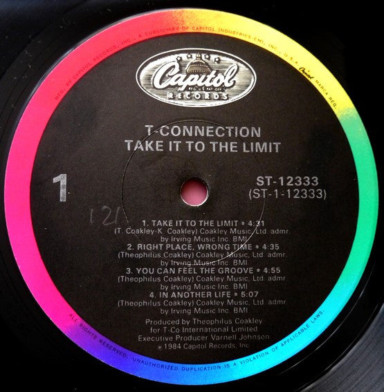 T-Connection : Take It To The Limit (LP, Album)