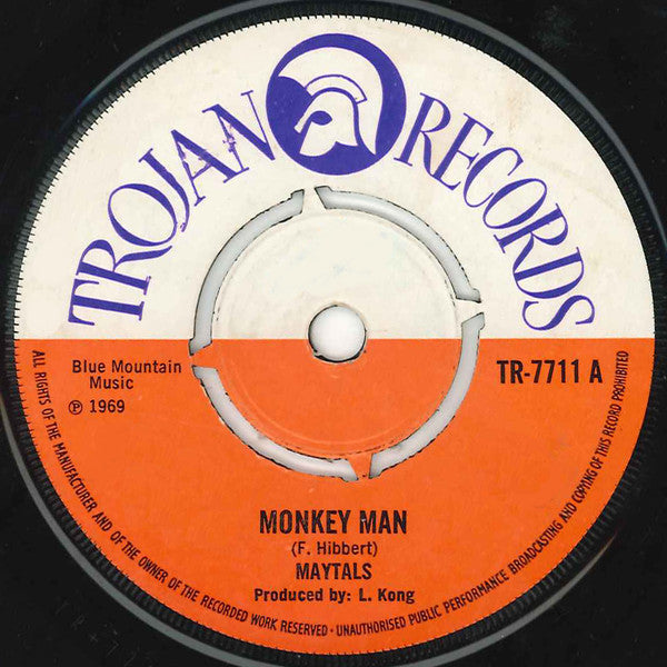 Maytals* : Monkey Man (7", Single, 4-P)