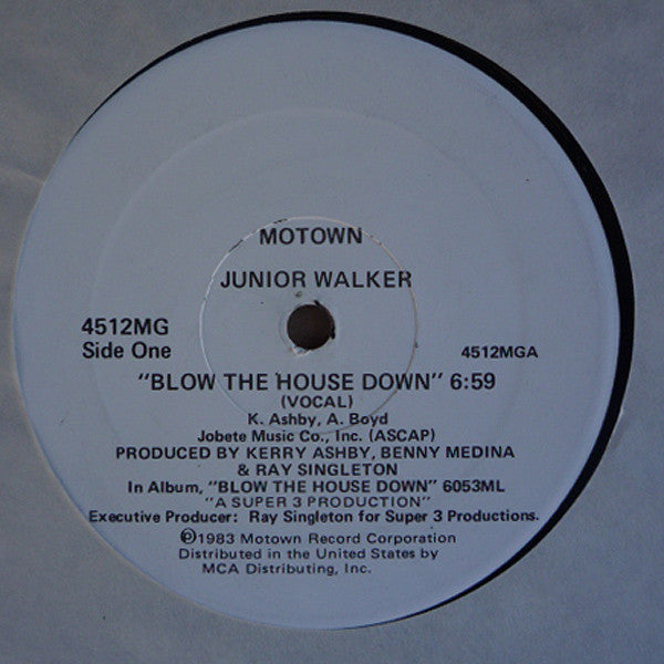 Junior Walker : Blow The House Down (12", Promo)