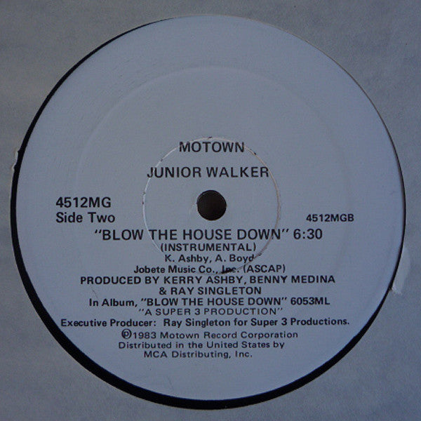 Junior Walker : Blow The House Down (12", Promo)