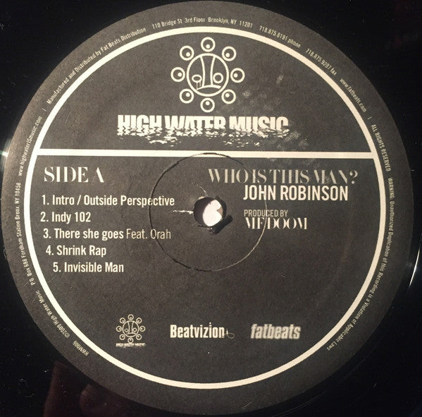 John Robinson (3) : Who Is This Man? (LP, Album, RE)