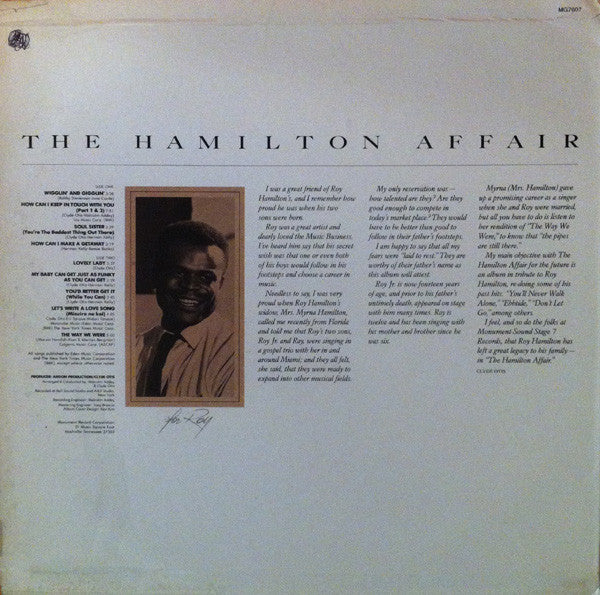 The Hamilton Affair : The Hamilton Affair...For Roy (LP)