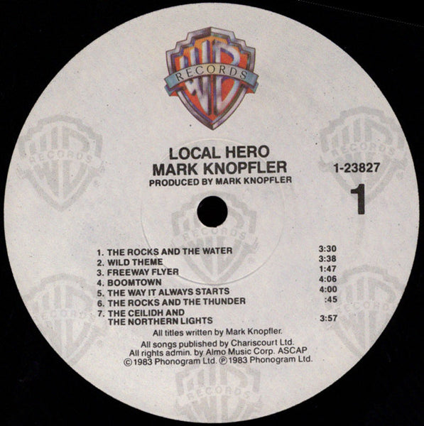 Mark Knopfler : Local Hero (LP, Album, RP)