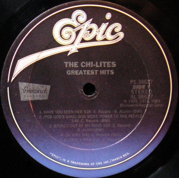 The Chi-Lites : Greatest Hits (LP, Album, Comp)