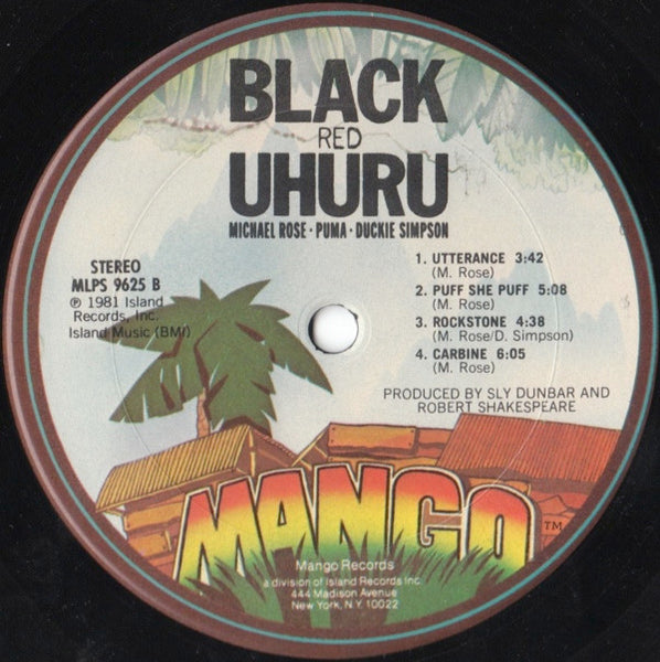 Black Uhuru : Red (LP, Album)