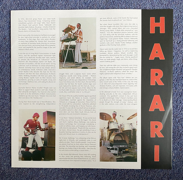 Harari : Rufaro Happiness (LP, Album, RE, RM)