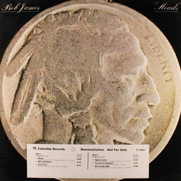 Bob James : Heads (LP, Album, Promo)