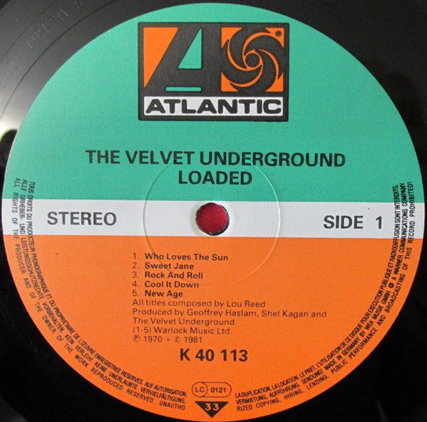 The Velvet Underground : Loaded (LP, Album, RE)