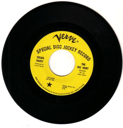 Susan Rafey : The Big Hurt / Bring Back The Love You Gave Me (7", Single, Promo)