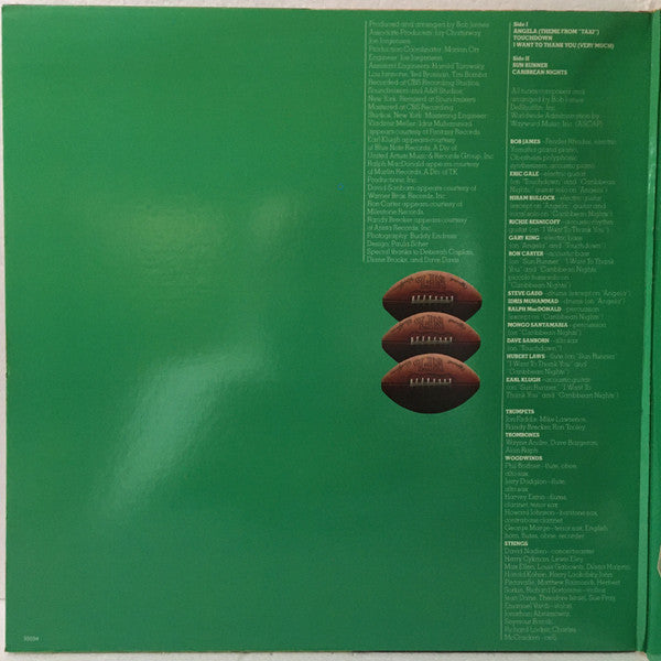 Bob James : Touchdown (LP, Album, Pit)