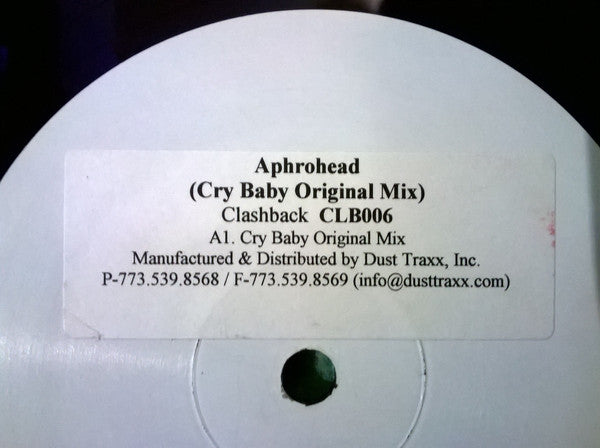 Aphrohead : Cry Baby Original Mix (12", S/Sided, Promo, W/Lbl, Sti)