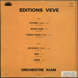 Orchestre Kiam : Editions Veve (LP, Comp)