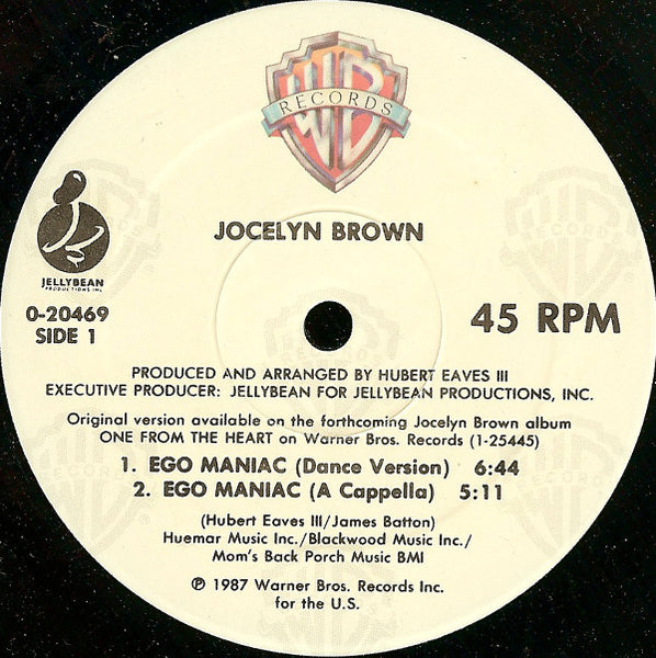 Jocelyn Brown : Ego Maniac (12", Maxi)