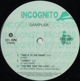 Various : Incognito Sampler (12", Promo, Smplr)