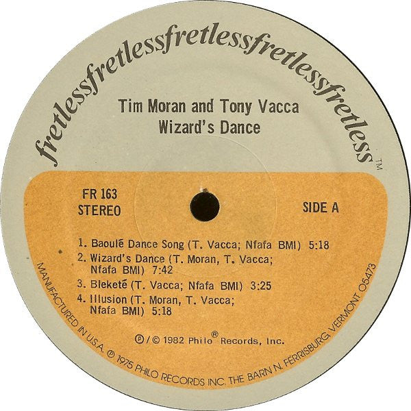 Tim Moran (2) And Tony Vacca : Wizard's Dance (LP, Album)