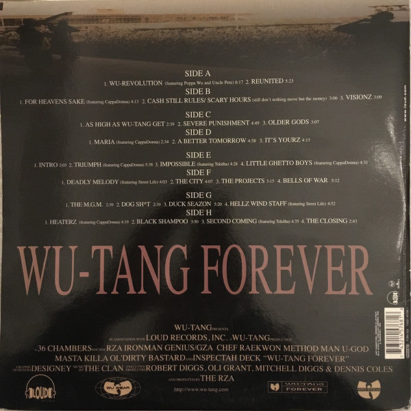 Wu-Tang Clan : Wu-Tang Forever (4xLP, Album, Gat)