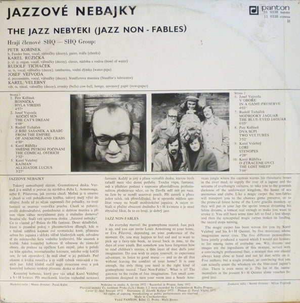 SHQ : Jazzové Nebajky - The Jazz Nebyeki (Jazz Non-fables) (LP, Album)