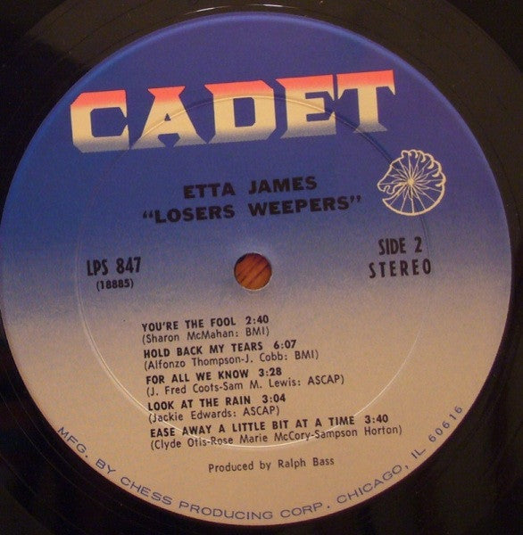 Etta James : Losers Weepers (LP, Album)