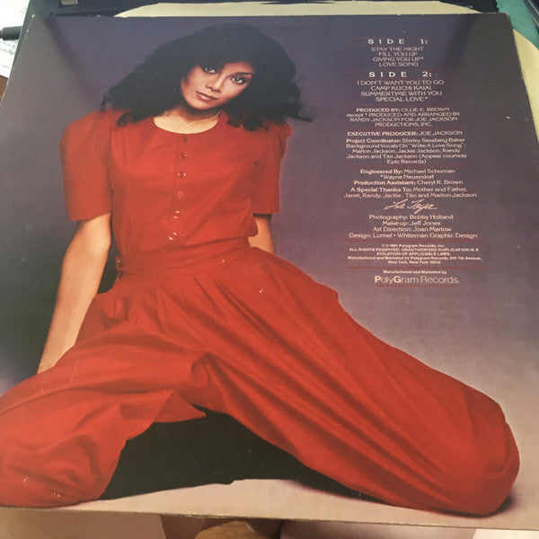 LaToya Jackson* : My Special Love (LP, Album, 72)