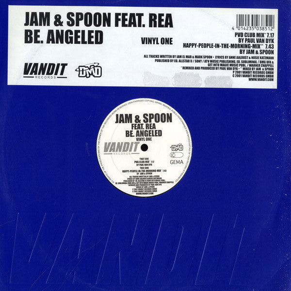 Jam & Spoon Feat. Rea* : Be. Angeled (Vinyl One) (12")