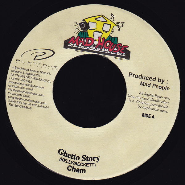 Cham* : Ghetto Story (7")