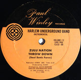 Bambaataa*, Zulu Nation, Soul Sonic Force* / Harlem Underground Band : Zulu Nation Throw Down (Volume #2) (12")