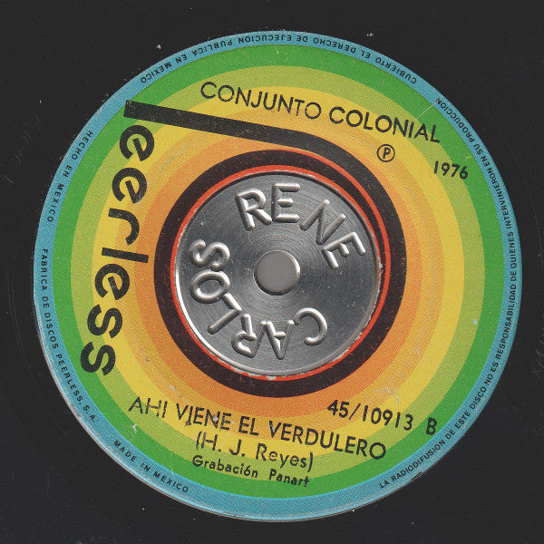 Conjunto Colonial : Cepillando / El Verdulero (7", Single)