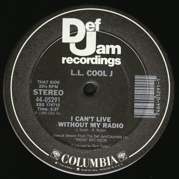 L.L. Cool J* : I Can Give You More / I Can't Live Without My Radio (12")