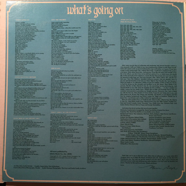 Marvin Gaye : What's Going On (LP, Album, RP, Sup)