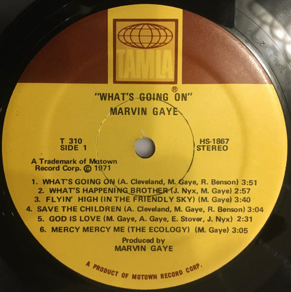 Marvin Gaye : What's Going On (LP, Album, RP, Sup)