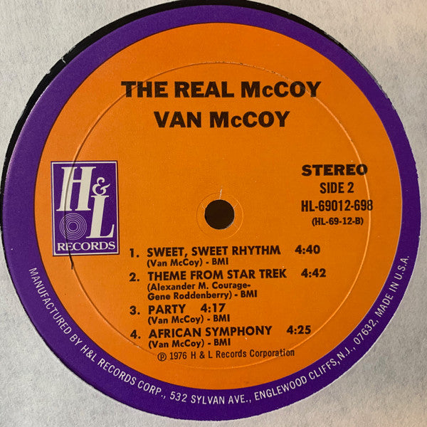 Van McCoy : The Real McCoy (LP, Album, Mon)