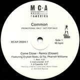 Common : Come Close - Remix (Closer) (12", Promo)