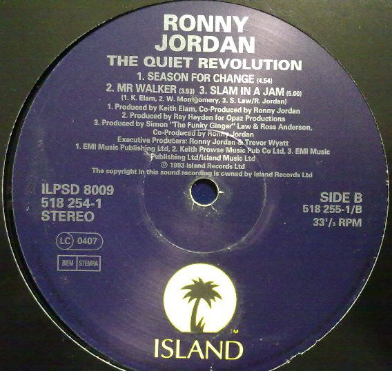 Ronny Jordan : The Quiet Revolution (2xLP, Album)