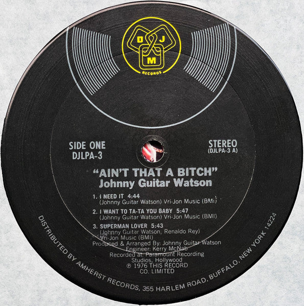 Johnny Guitar Watson : Ain't That A Bitch (LP, Album)