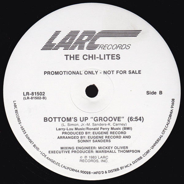 The Chi-Lites : Bottom's Up (12", Promo)