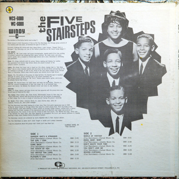 The Five Stairsteps* : The Five Stairsteps (LP, Album, Mono)