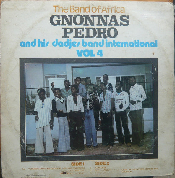 Gnonnas Pedro & His Dadjes Band International* : The Band Of Africa Vol. 4 (LP, Album)